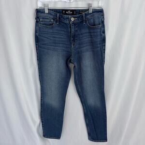 Hollister High-Rise Super Skinny Crop Jeans Size 9R